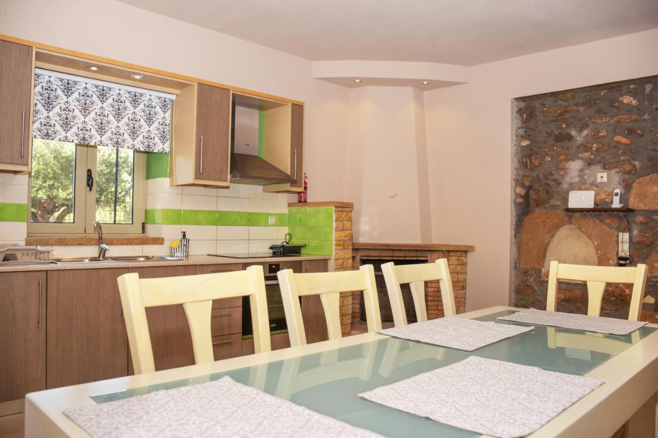Pause Serenity House Into Olive Groves Villa Agios Fotios Ngoại thất bức ảnh